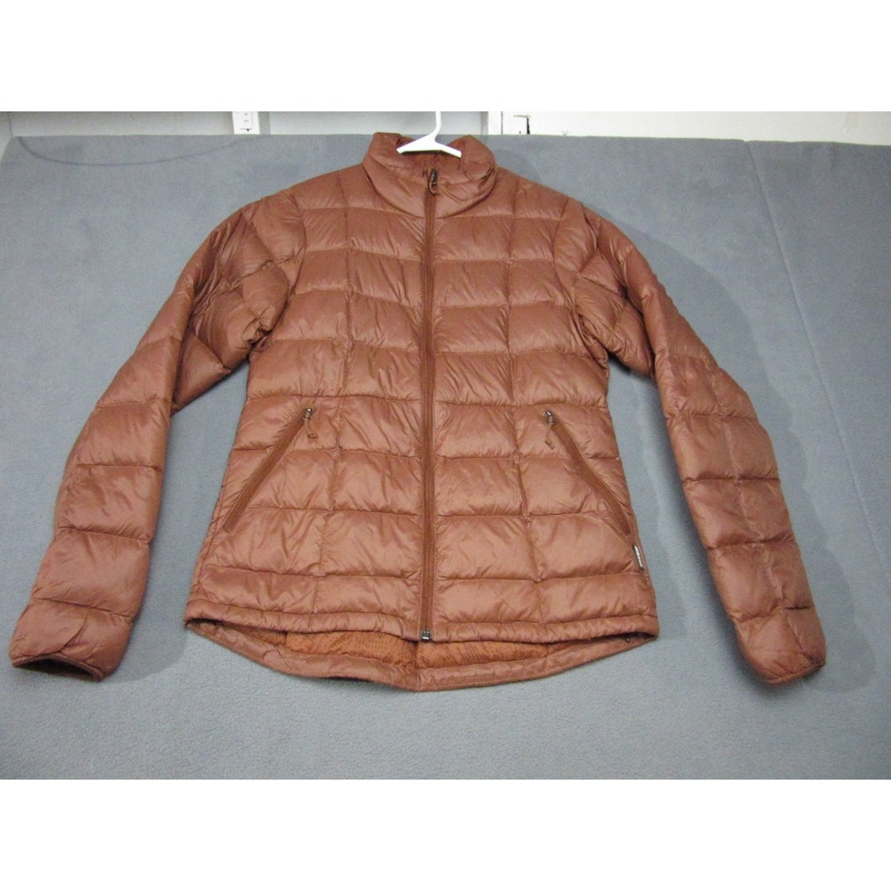REI Jacket Womens XS Brown 650 Down Fill 2.0 Puffer Hiking Outdoor Coat